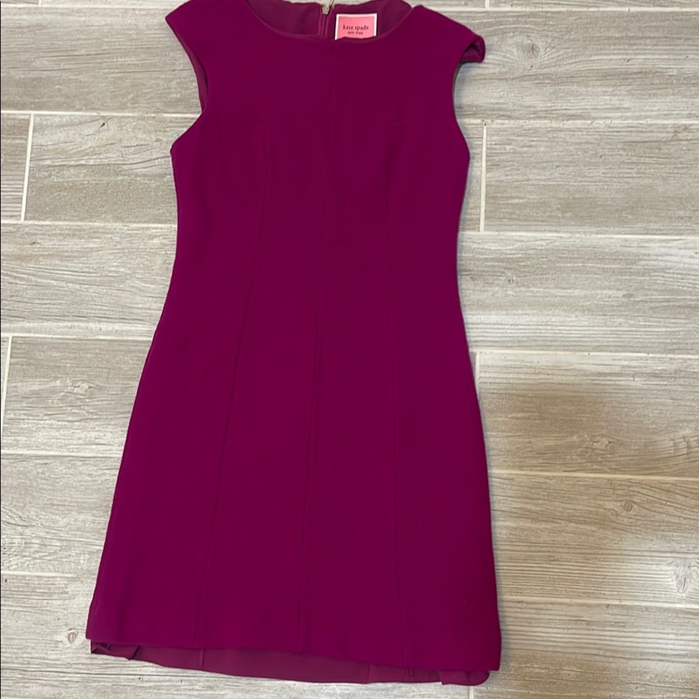 Kate Spade Pink Sheath Mini Dress with Cap Sleeves for Cocktail